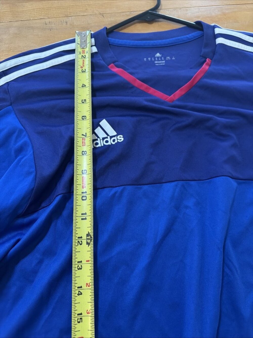 Adidas Men’s Climacool Goalkeeper Soccer Shirt Jersey Size XL Bright Blue - Picture 9 of 15